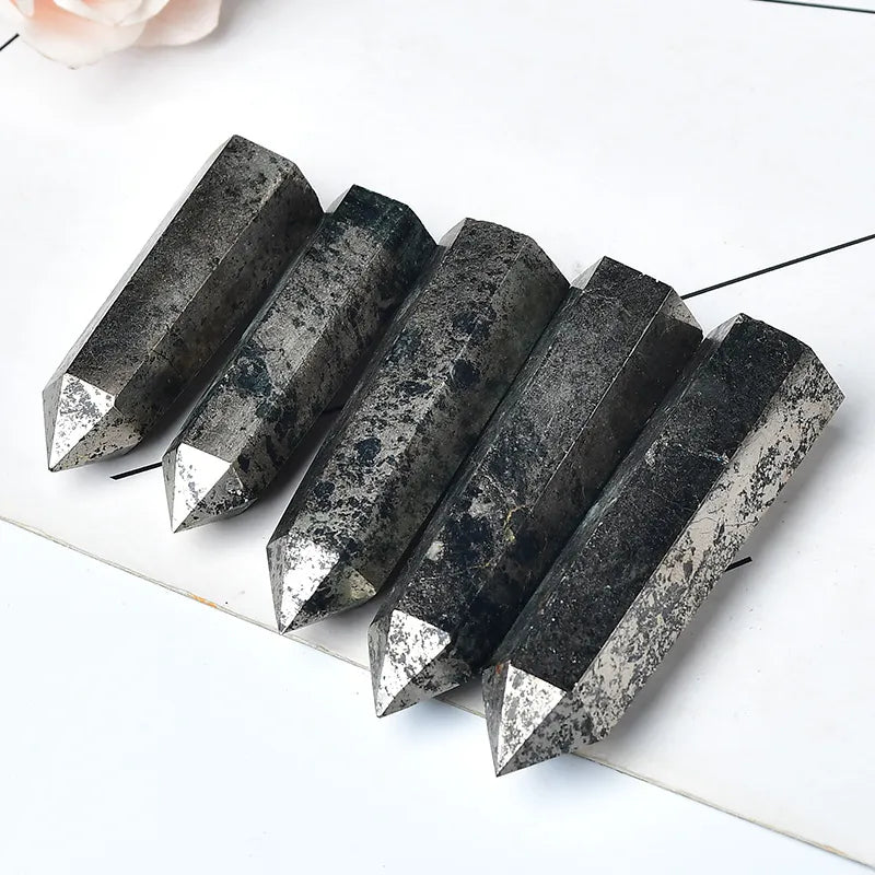 Natural Hematite Crystal Obelisk