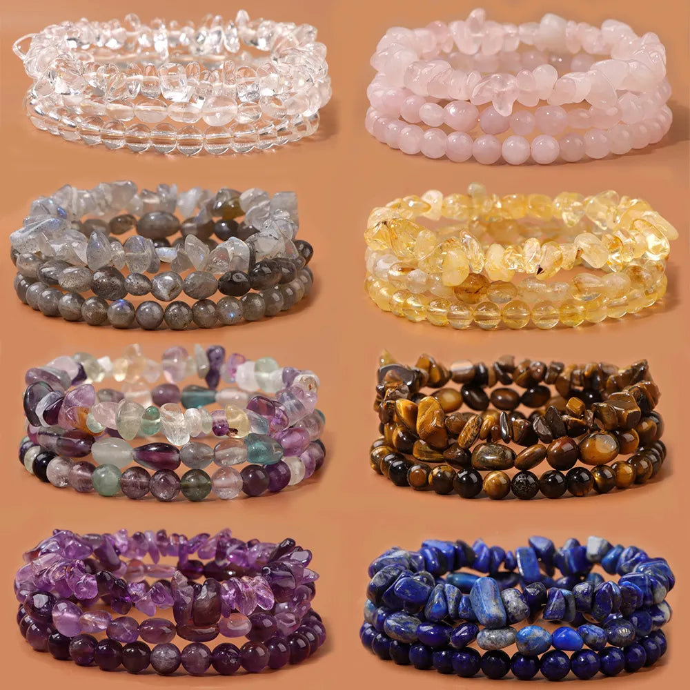 3Pcs Natural Stone Bracelet