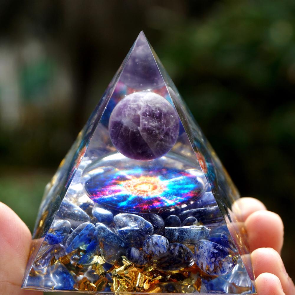 Lapis Lazuli Orgonite Pyramid